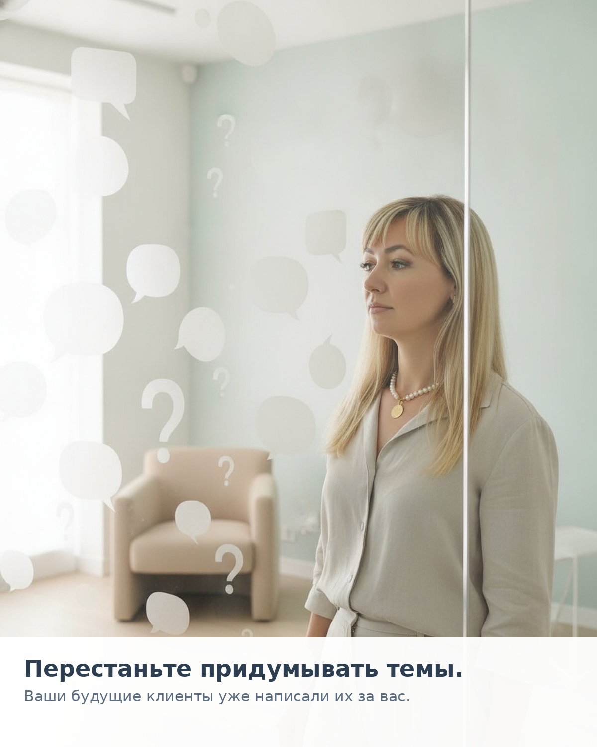 Я перестала придумывать темы. И это было лучшим решением за последние годы.