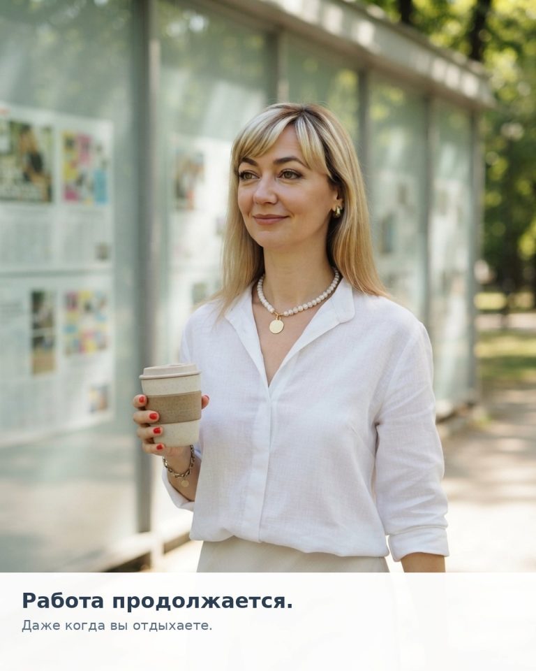 Самое странное чувство — когда работа продолжается без тебя