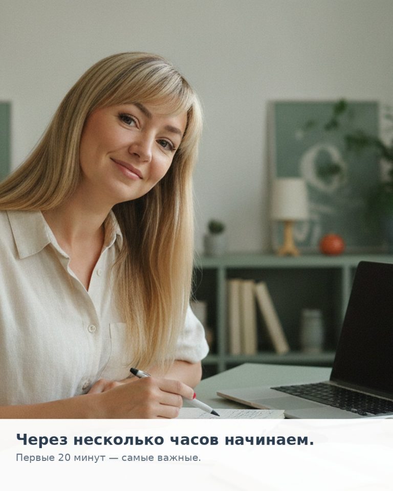 Через несколько часов начинаем